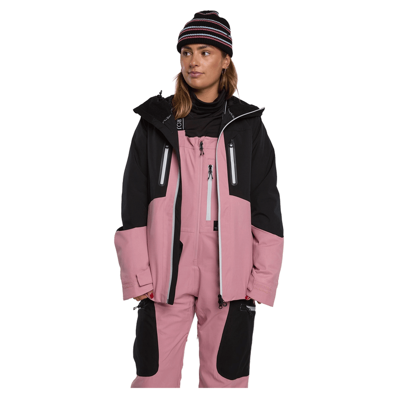 Front view of Women in Rojo All Terrain Bib - colour Lilas