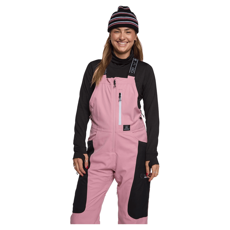 Front view of Women in Rojo All Terrain Bib - colour Lilas