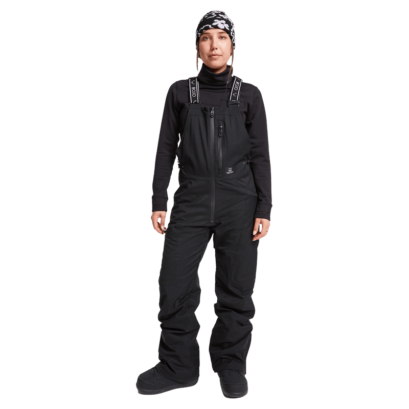 Front view of Women in Rojo All Terrain Bib - colour Black