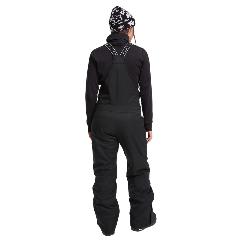 Back view of Women in Rojo All Terrain Bib - colour Black