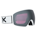 Main view of the Anon M4S Toric Goggles in White, Perceive Sun Onyx lens, unisex model