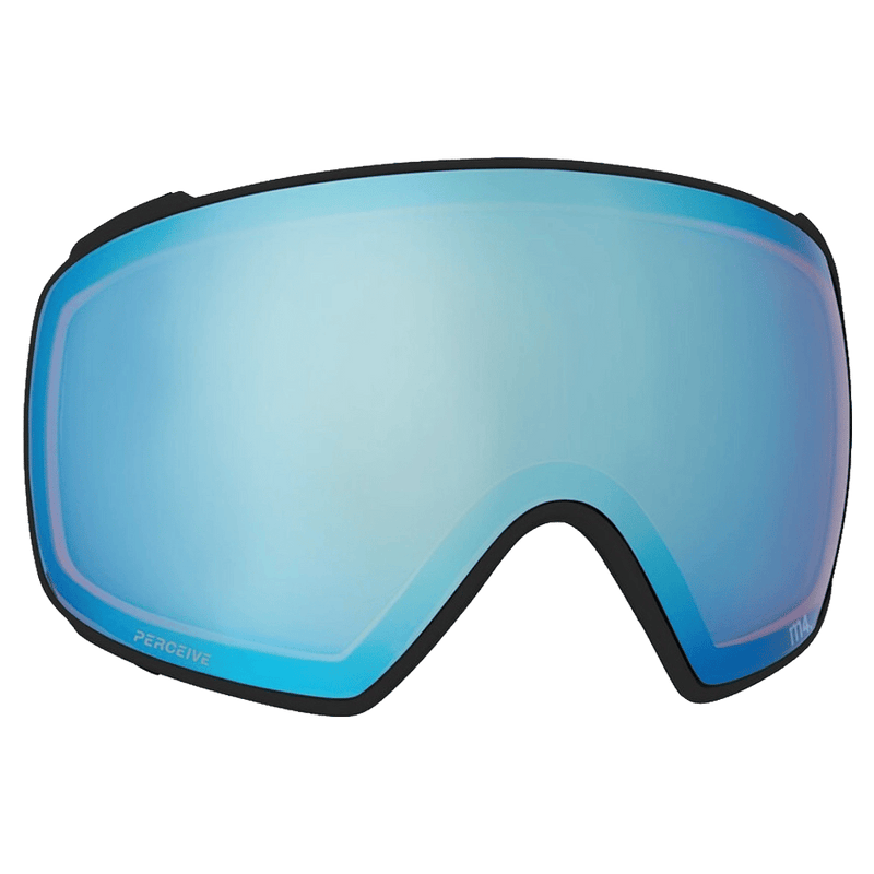Main view of the Anon M4S Toric Lens in PERCEIVE VARIABLE BLUE colourway, unisex's model