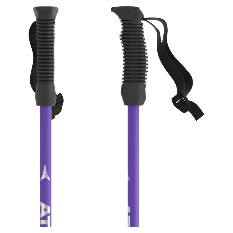 Handle view of the Atomic AMT JR Telescopic - Purple/Silver AJ5005824 Poles,  26/27 Unisex's model