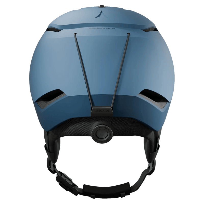 Rear view of the Atomic REVENT AMID Deep_Ocean Helmets,  26/27 Unisex's model