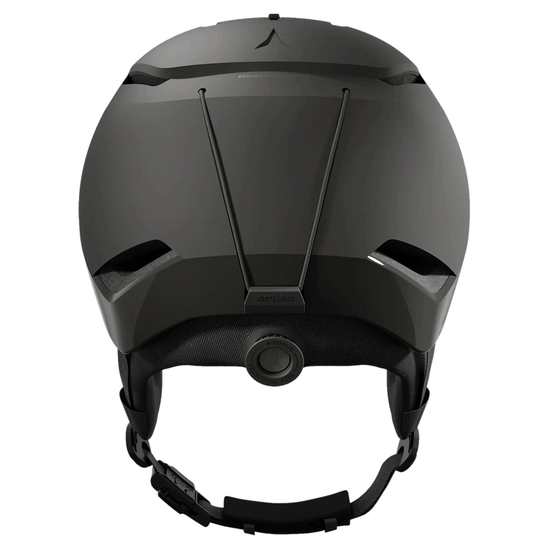 Rear view of the Atomic REVENT AMID Black Helmets,  26/27 Unisex's model