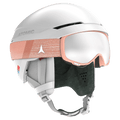 Goggles view of the Atomic SAVOR AMID White Helmets,  26/27 Unisex's model