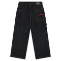 Full back view of Barney Cools Baggy Barrel Jean in colour Raw.