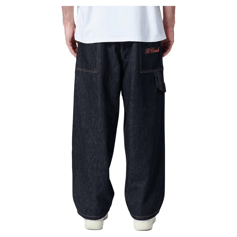 Back view of Barney Cools Baggy Barrel Jean in colour Raw.