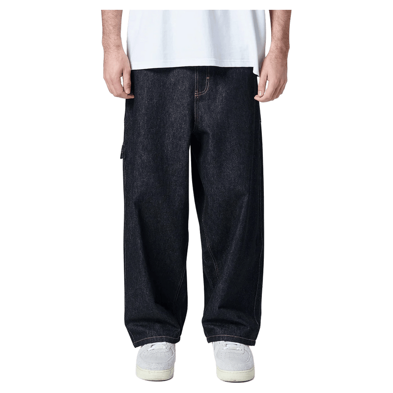 Front view of Barney Cools Baggy Barrel Jean in colour Raw.