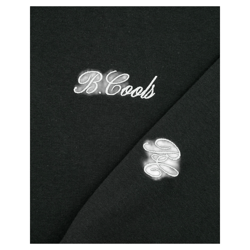 Detailed view of Barney Cools Eso Hood in colour Forest.