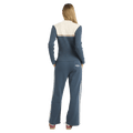 Back view of women wearing the Billabong Real Since 73 Trackpants - Womens  in Stormy