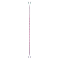 Side view of the Black Crows Atris Birdie Ski in Turquose colourway, women's model