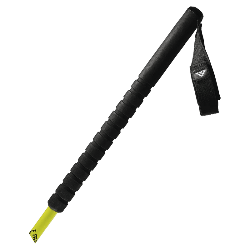 Handle view of the Black Crows DUOS Freebird Black_Yellow Poles,  26/27 's model