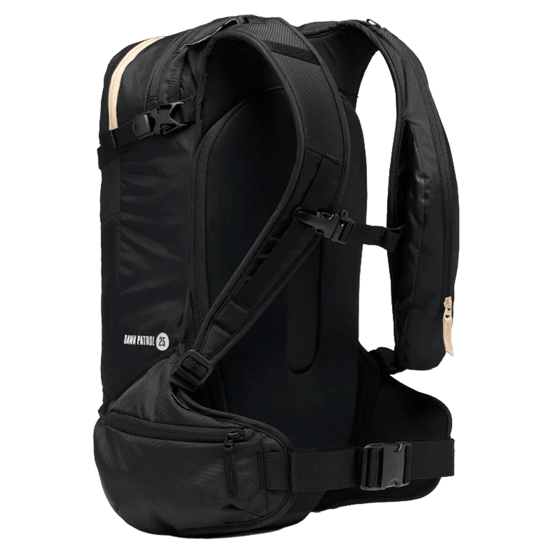 Back view of the BLACK DIAMOND Dawn Patrol 25 Backpack Black Bags,  26/27 's model