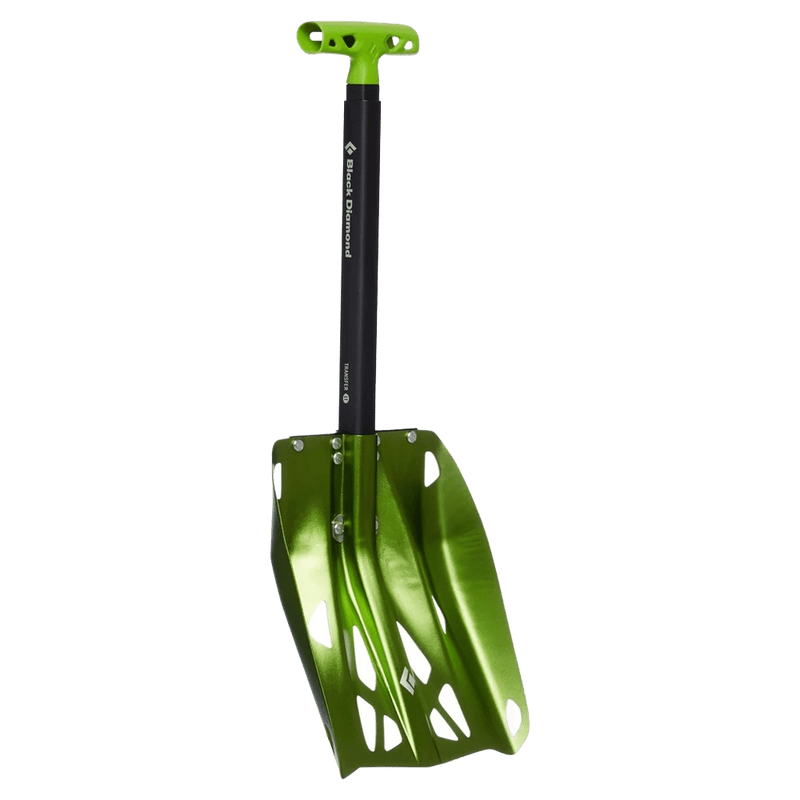 Side view of the BLACK DIAMOND Transfer Lt Shovel Envy Green Accessories,  26/27 's model