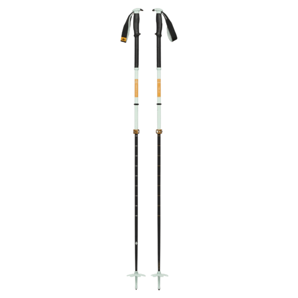 Full view of the BLACK DIAMOND Traverse Pro Foam Green Poles,  26/27 's model
