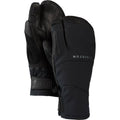Black Burton AK Clutch Gore-Tex trigger finger mitts with leather palms and adjustable wrist straps.