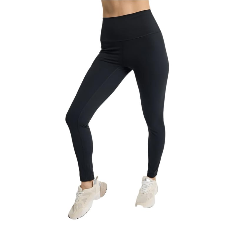 Black high-waisted full-length Burton MP Active Legging for women, shown from the front on a model.
