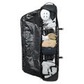 Inside view of the Burton Wheelie Gig Snowboard Bag, true black