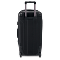Back view of the Dakine Split Roller Bag 85L in Black colourway, unisex's model