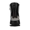 DC Control BOA Snowboard Boots in black and grey featuring dual BOA lacing and teal accents, front view.