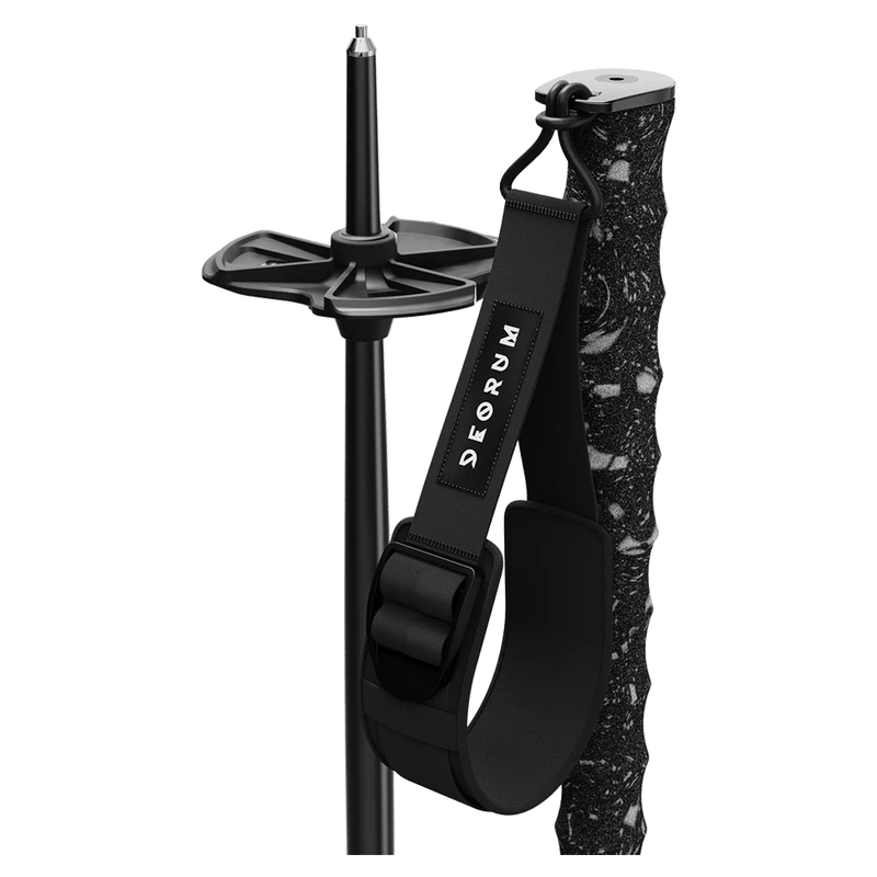 Handle view of the DEORUM Apollo FR AdjustableSki Poles RAV Basket DSCAPFR001 Poles,  26/27 Unisex's model