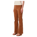 Side full view of women in Eastcoast Flare Deco Jeans in colour Teddy