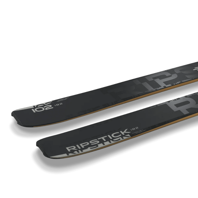 Tail view of the Elan Elan 2027 Ripstick 102 Black Edition Ski Skis,  26/27 unisex's model