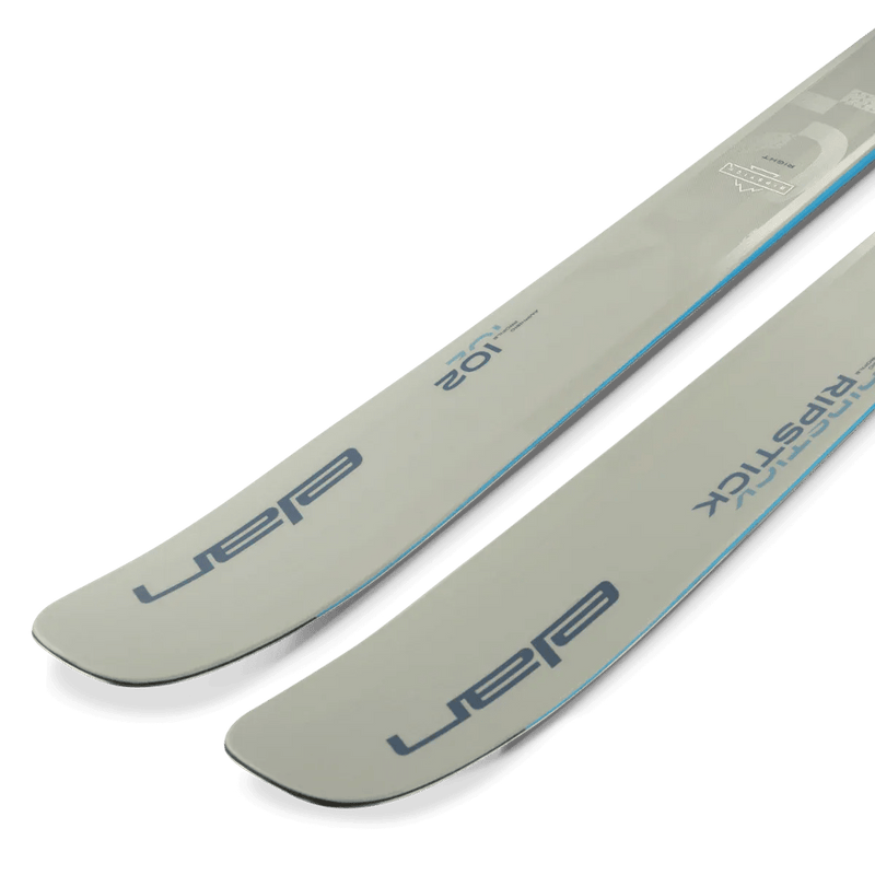 Tip view of the Elan Ripstick 102 Skis,  26/27 unisex's model