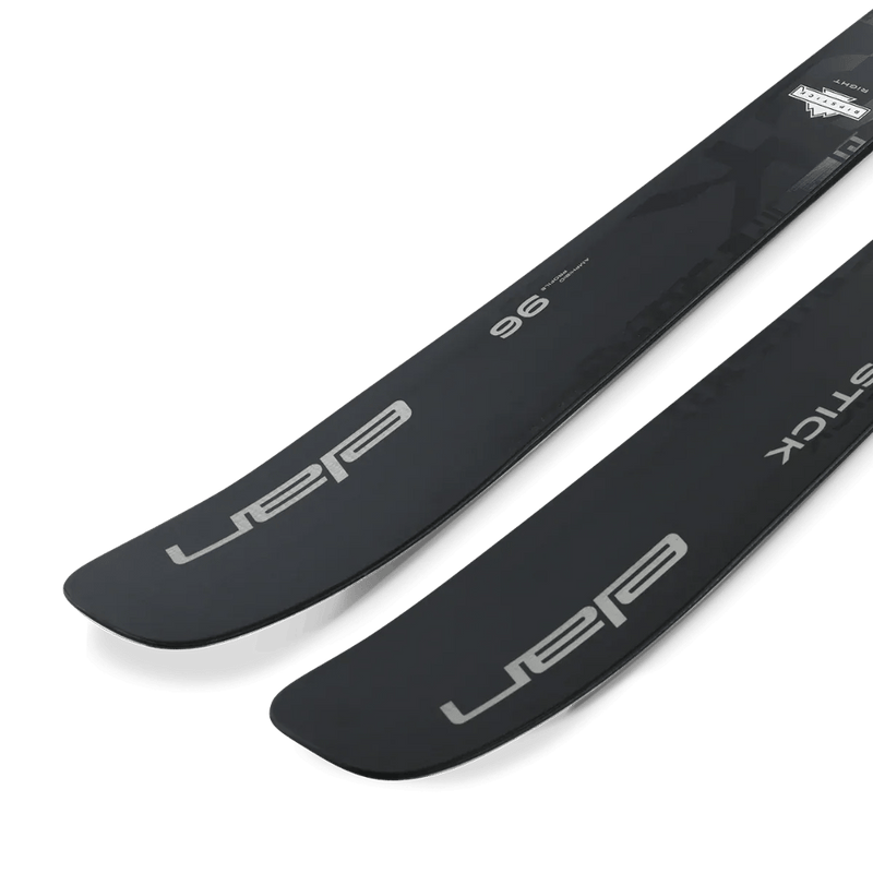 Tip view of the Elan Ripstick 96 Black Edition Skis,  26/27 unisex's model