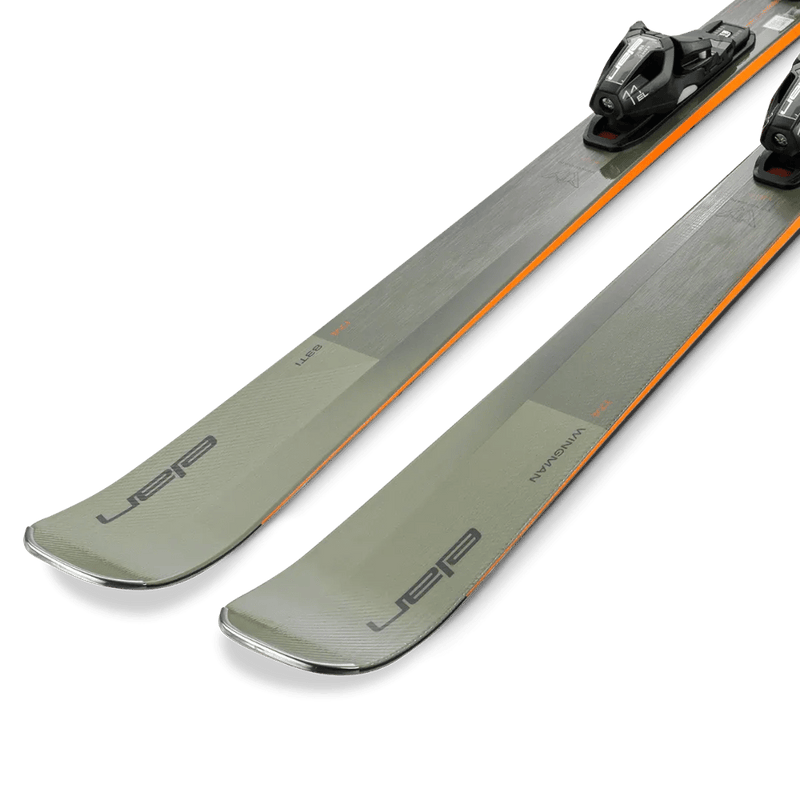 Tip view of the Elan Wingman 83 TI Skis,  26/27 unisex's model