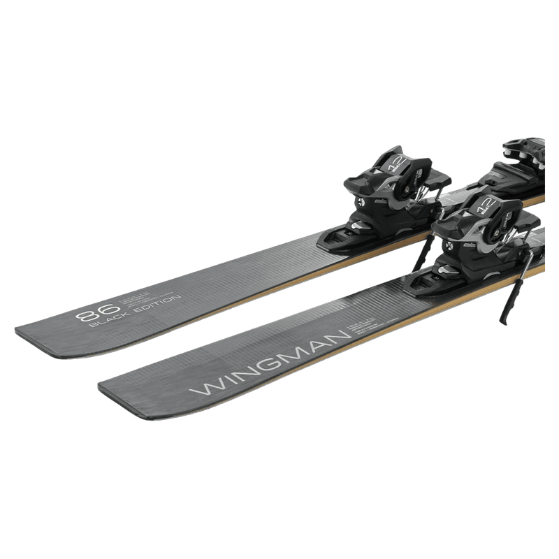 Tail view of Elan 2027 Wingman 86 Black Edition Ski