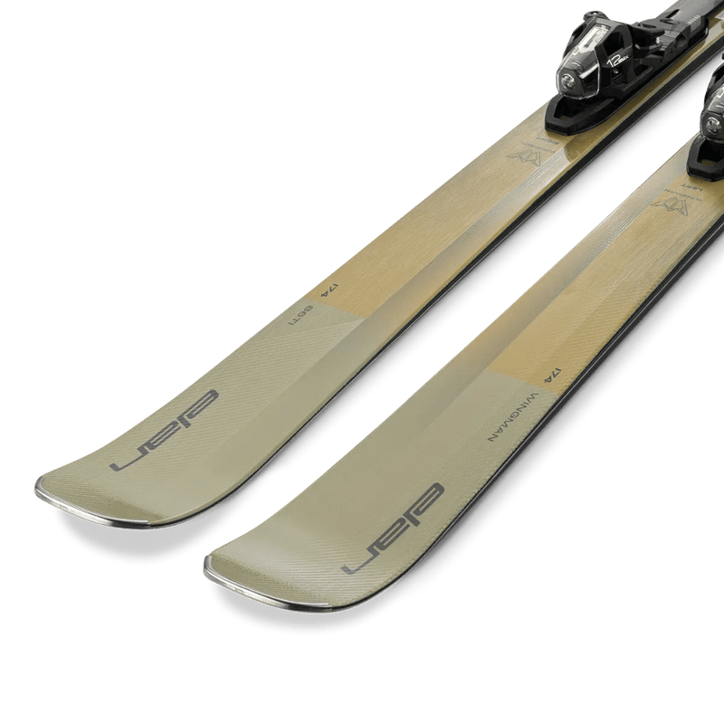 Tip view of the Elan Wingman 86 TI Skis,  26/27 unisex's model