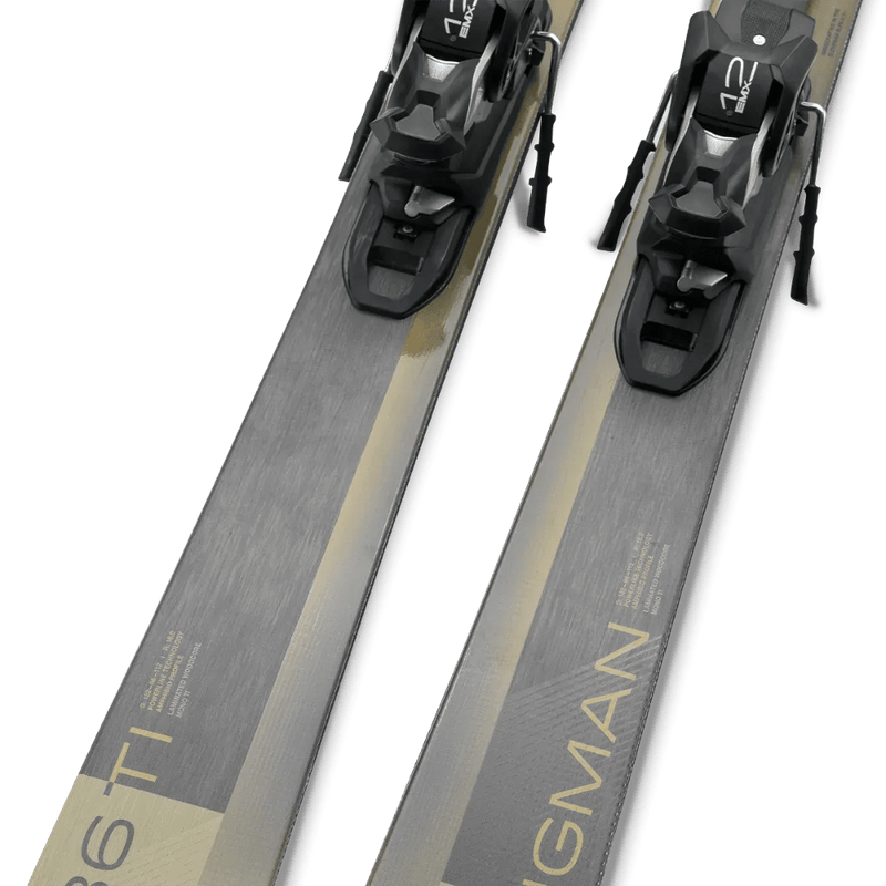 Detail view of the Elan Wingman 86 TI Skis,  26/27 unisex's model