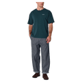 Front view of man in the Rollas Ezy Classic Tee in Colour Washed Pine