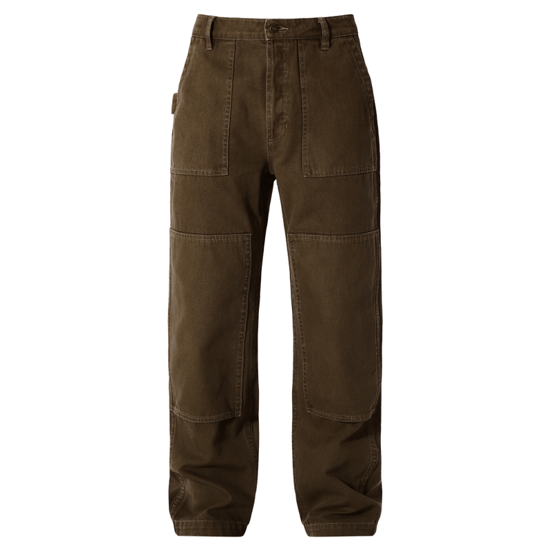 Front view of the Rollas Ezy Electric Jeans in colour Olive