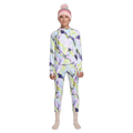 Front view of Rojo Girls Jyndie Crew Neck Top - Kids - in colour Sorbet