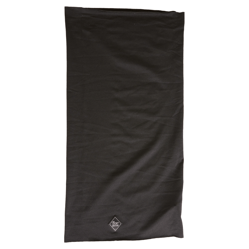 Front view of youth Rojo Girls Tube Neck Warmer - Kids in colour True black