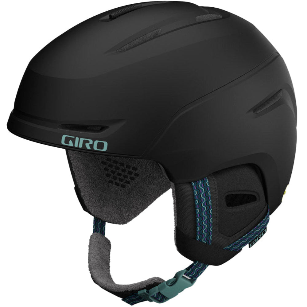 Giro Avera snow Helmet in Black Sequence featuring MIPS protection, active ventilation, dial-fit system and lightweight 