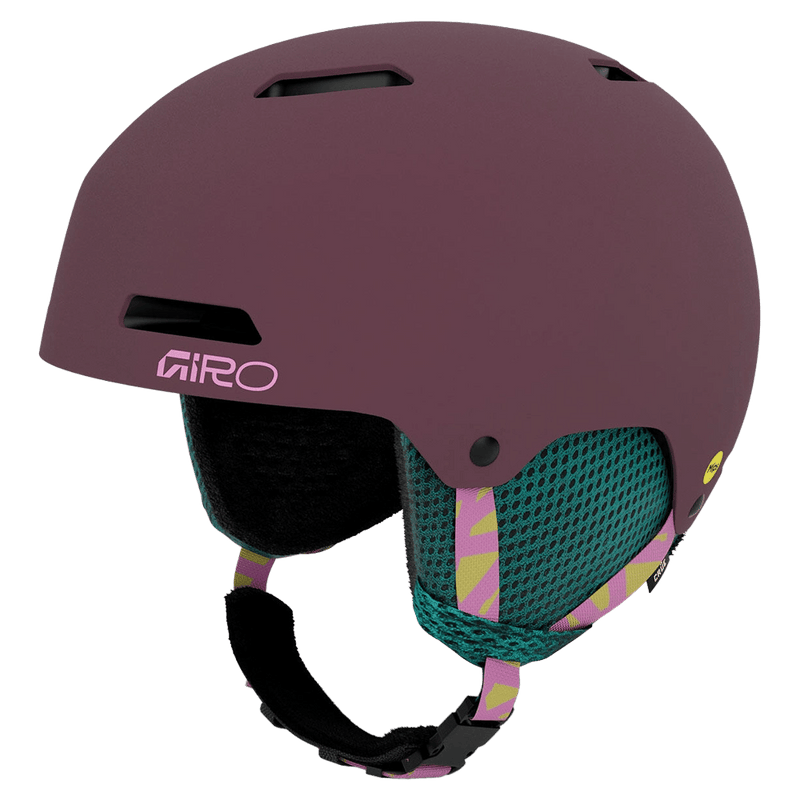 Main view of the Giro Crue MIPS Helmet in Namuk Mulberry colourway, KIDS's model