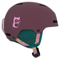 Side view of the Giro Crue MIPS Helmet in Namuk Mulberry colourway, KIDS's model