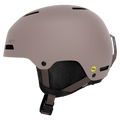 Side view of the Giro Ledge FIT Helmet in Matte Cloud Grey colourway, unisex's model