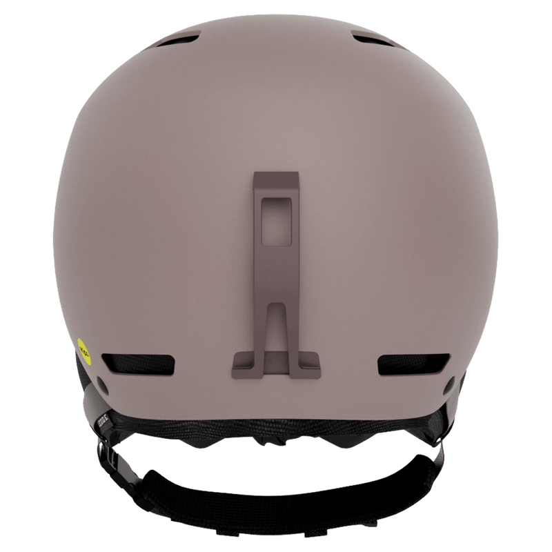 Back view of the Giro Ledge FIT Helmet in Matte Cloud Grey colourway, unisex's model
