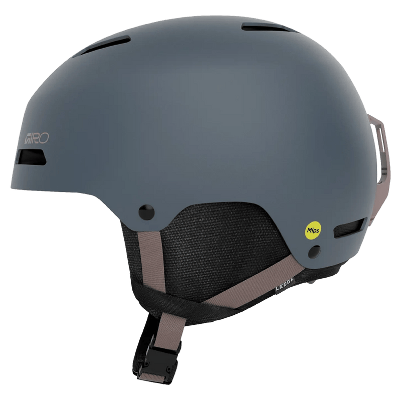 Side view of the Giro Ledge FIT Helmet in Matte Sapphire colourway, unisex's model