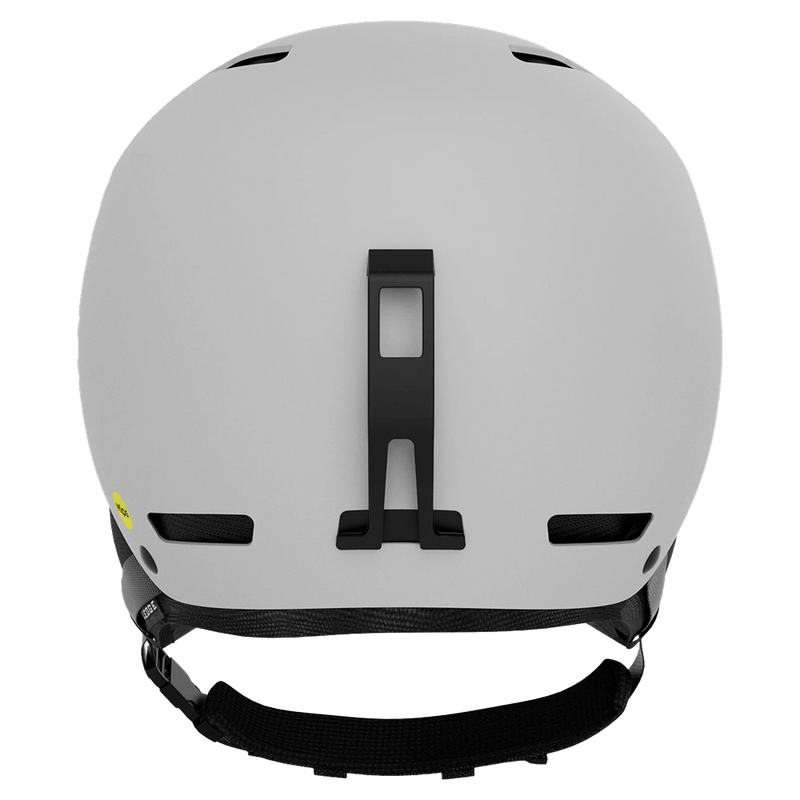 Back view of the Giro Ledge FIT Helmet in Matte White colourway, unisex's model