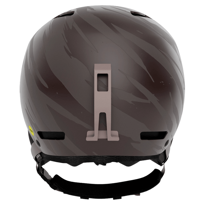 Back view of the Giro Ledge FIT Helmet in Canyon Clay Trench colourway, unisex's model