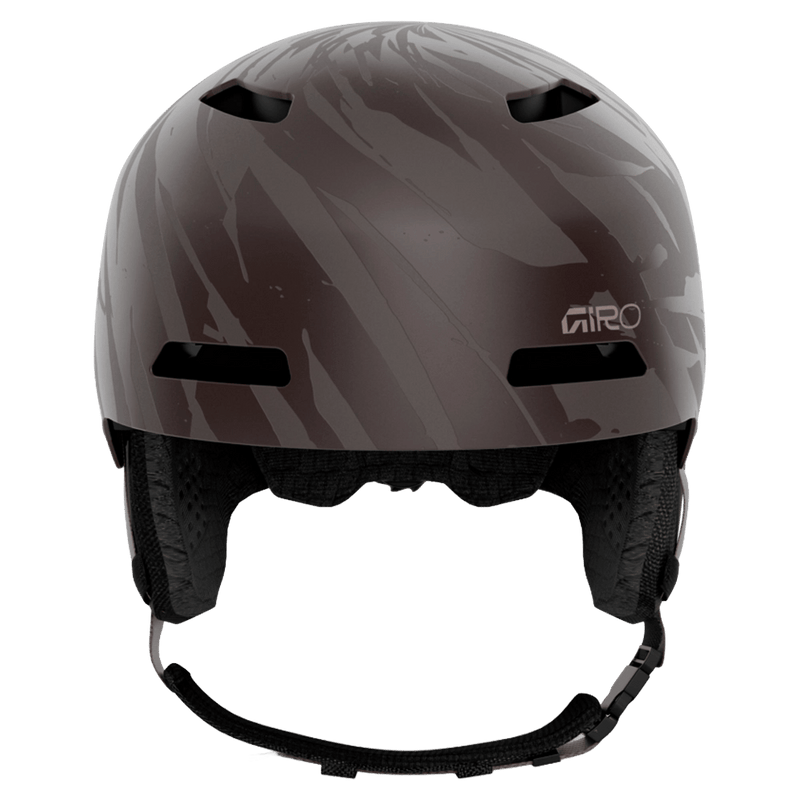 Front view of the Giro Ledge FIT Helmet in Canyon Clay Trench colourway, unisex's model