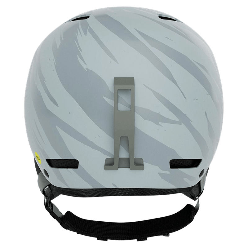 Back view of the Giro Ledge FIT Helmet in Gloss Sky Blue Trench colourway, unisex's model