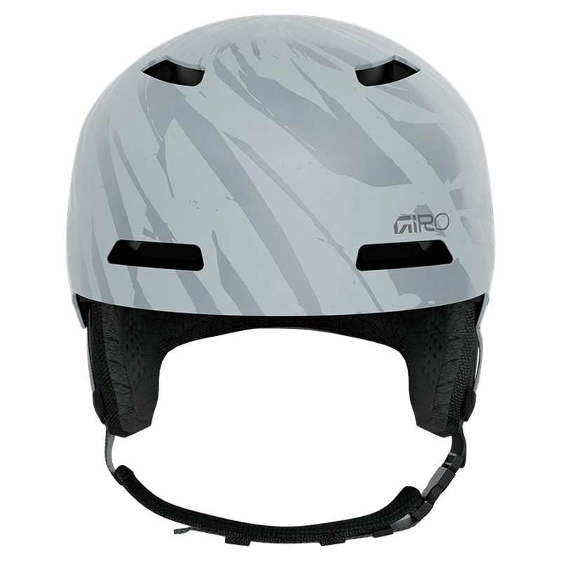 Front view of the Giro Ledge FIT Helmet in Gloss Sky Blue Trench colourway, unisex's model