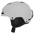 Side view of the Giro Ledge MIPS AF Helmet in Matte White colourway, unisex's model